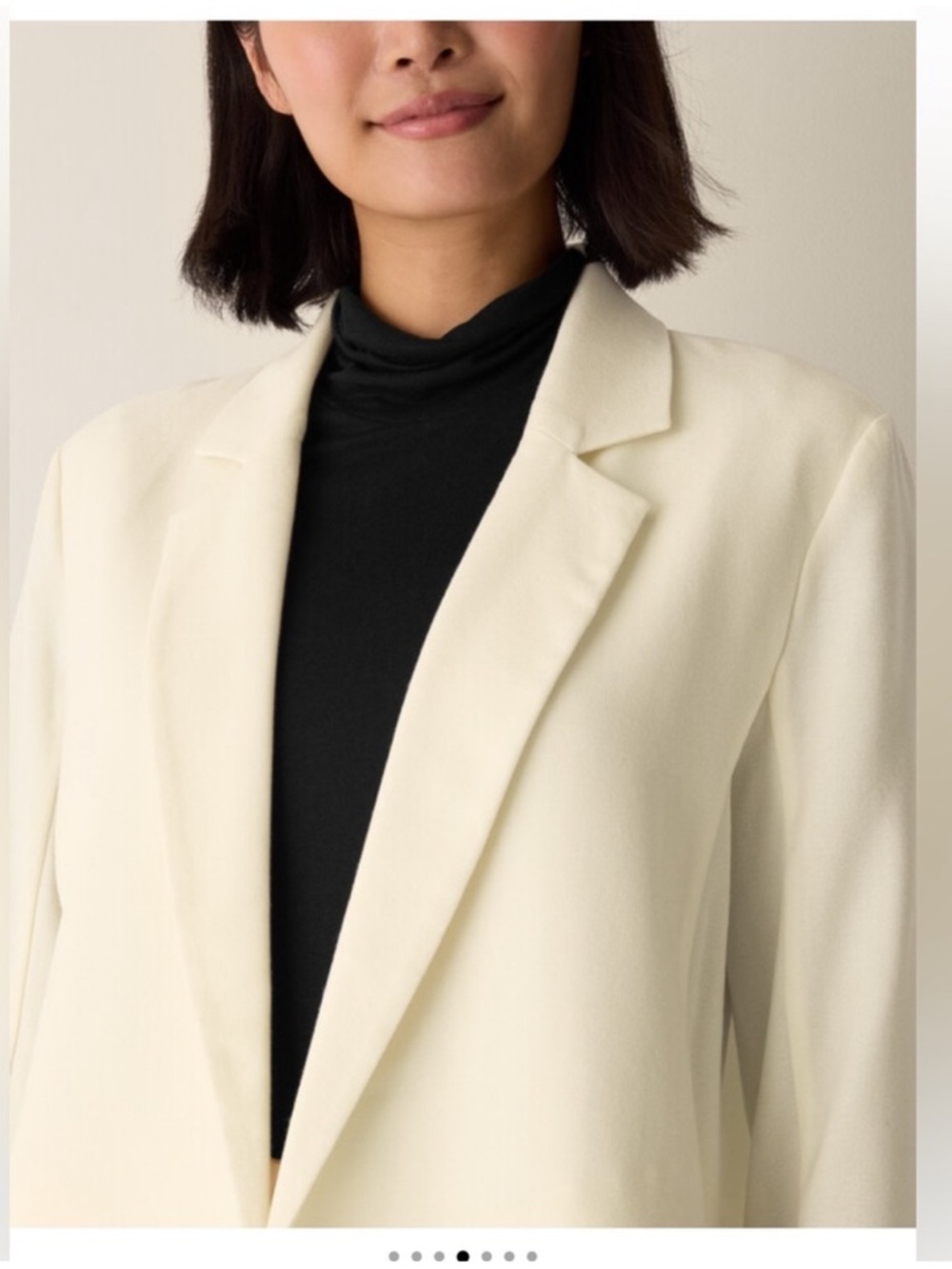 NWT Eileen Fisher Stretch Wool
Crepe Long Blazer - Picture 3 of 5